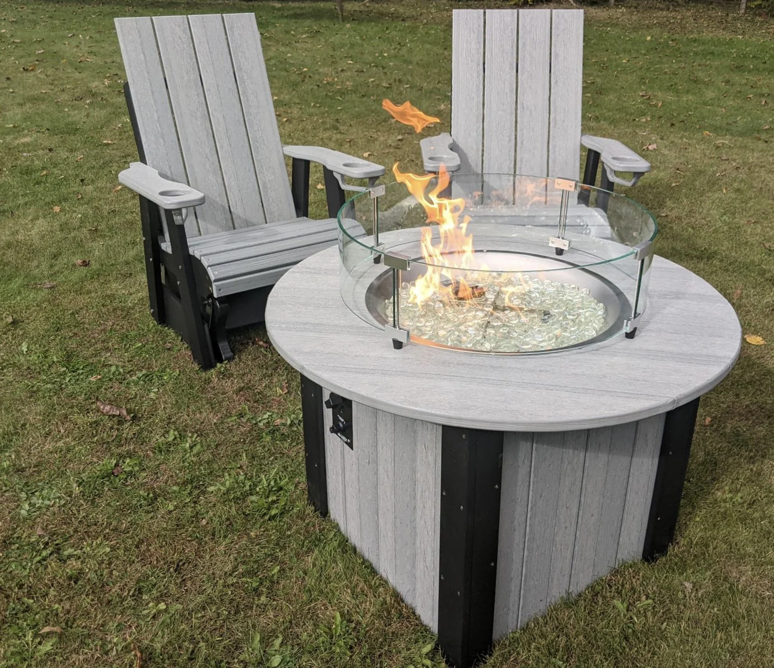 Pure garden discount fire pit set